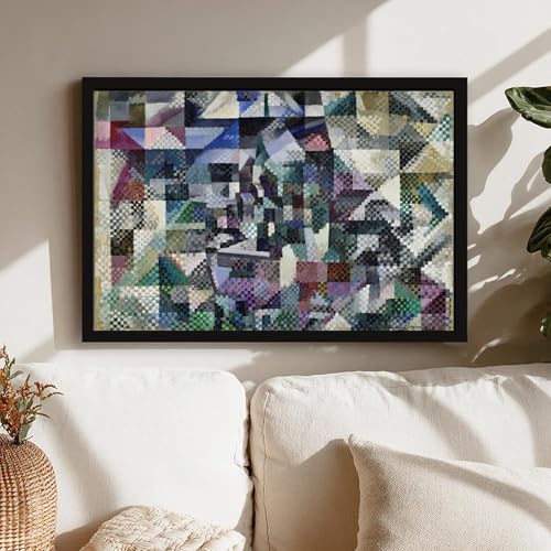 Décoration murale Robert Delaunay « Window on the City » tableau sur toile pour salon - 7