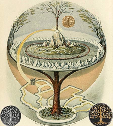 Kirurgilisest terasest 316L sõrmus, Suurus 64mm, Must-kuldne