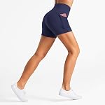 Dragon Fit Womens Yoga Shorts with Pockets High Waist Workouts Shorts Tummy Control Yoga Pants for Running Gym Fitness