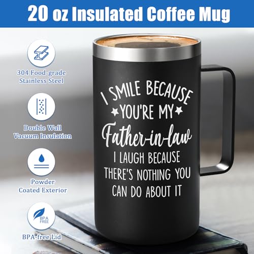 Taza aislante de acero inoxidable para café 20 oz miniatura 3