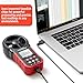 Handheld Digital Anemometer, Wind Speed CFM Meter Temperature Gauge with Digital LCD Display, Air Flow Velocity Tester for HVAC Shooting Drone Fishing Surfing, USB Data Upload, Real-Time Sampling