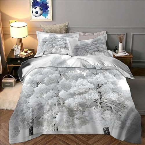 Housse de couette microfibre hypoallergénique Lynx 3D