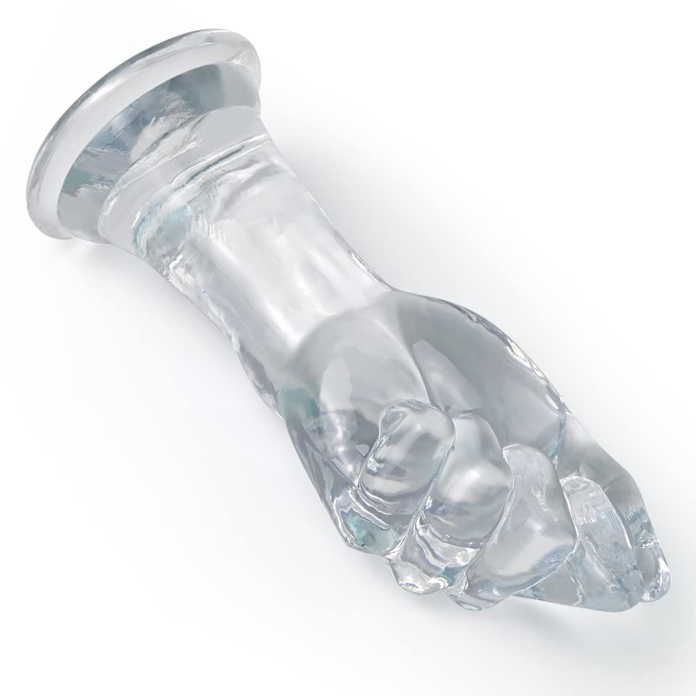 Fisting Anal Plug Realistic Hand Dildo with Suction Cup for Men Women Vaginal Prostate Massage Sex Factory: Transparent