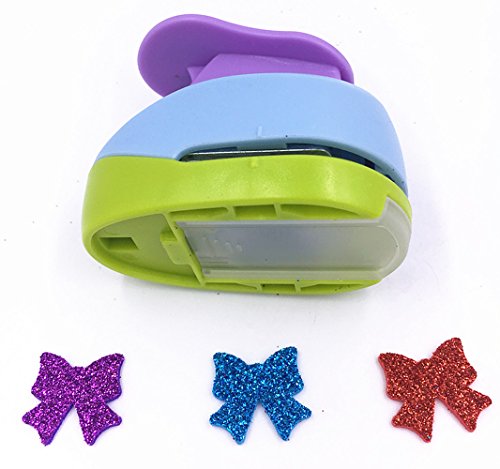 Tech-P® Creative Life(2Cm-2.5Cm) Multi-Pattern Hand Press Album Cards Paper Craft Punch,Card Scrapbooking Engraving Kid Cut Diy Handmade Hole Puncher. (Bow) #TOP5