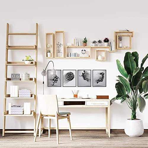 Basketball Wall Art Prints - Set Of 4 (11X14) Unframed Basketball Posters - Basketball Room Decor For Men Kids Teenagers - Basketball Poster Set For Bedroom Man Cave - Basketball Wall Decor - Basketball Boys Bedroom Decor #TOP3