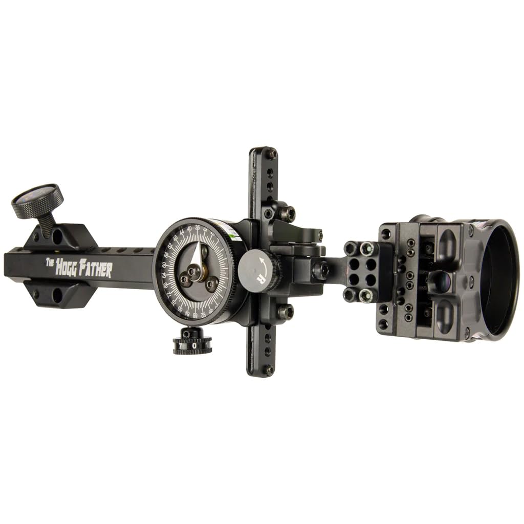 Spot Hogg Hogg Father MRT | 3 Pin Bow Sight | Right/Left Handed | Pin Size .01/.019/.029 | Made in The USA (Right Handed, .01 Pin Diameter)