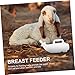 Abaodam 1 Set Cow Goat Milk Bottle Feeding Bottles Feeder Puppy Lamb Milk Small Animal Nursing Cup Sheep Feeder Feeder White Plastic, 30x8.5cm