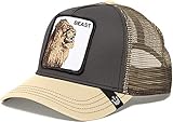 Gestickte Tier Flecken Goorin Bros. Herren Exklusive Tierfarm Hysteresen Trucker Hut Zurückschnappen Einheitsgröße Grau braun