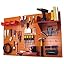 Orange Pegboard Red Accessories