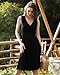 KILIG Women's Casual V Neck Solid Sundresses Aline Sleeveless Summer Midi Dress with Pocket (B1-Black, X-Large)