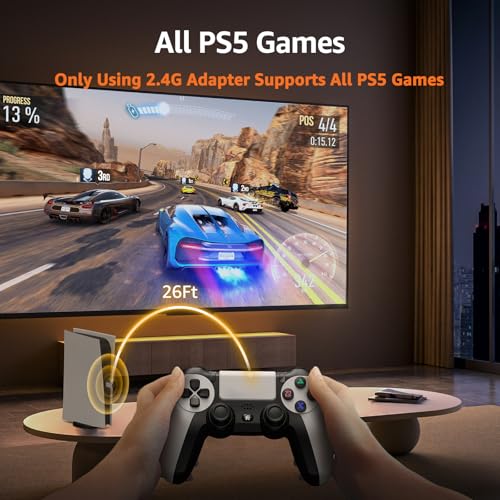 image for IWGAME Controller for PlayStation-5, Compatible with PS-5/PS-5 Pro/PS-