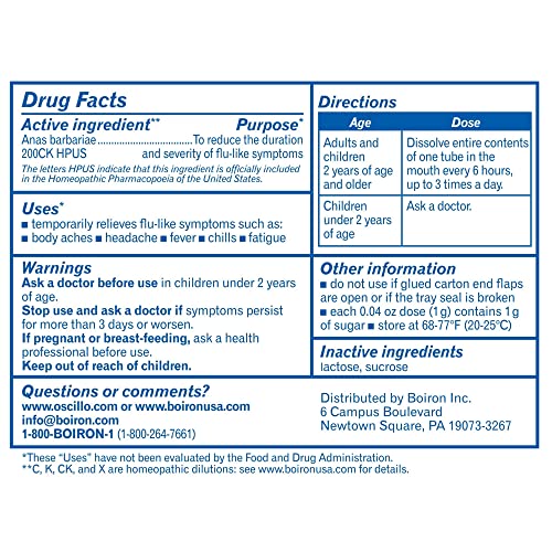 Boiron Oscilloccinum , 12 DOSE, 0.04 oz each - Image 5