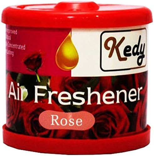 Tidel Presenting Kedy/Liboni Car Perfume Freshener Rose Fragrance - 100g Gel for Car and Home