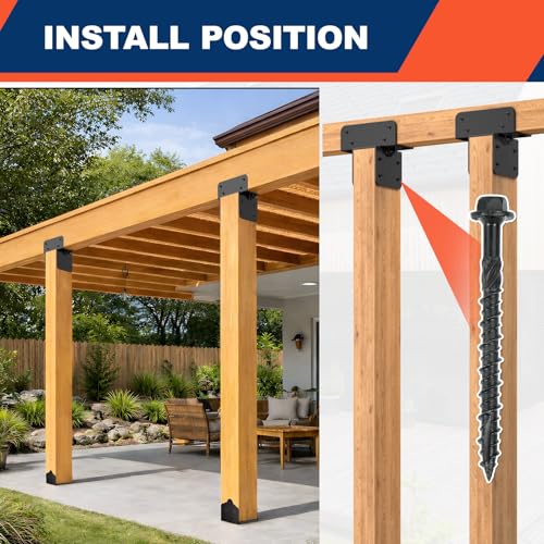 Support de pergola résistant aux intempéries pour ancrage solide de porche - 5