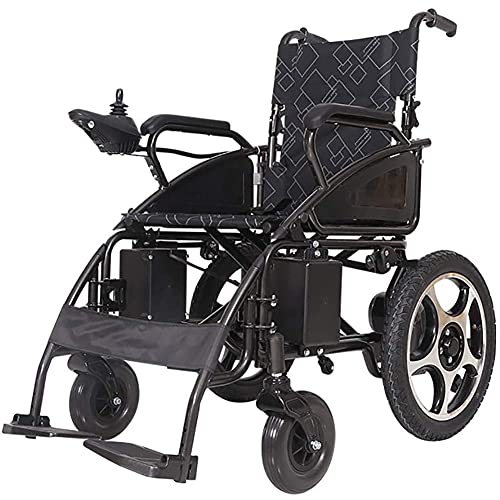 FGVDJ Cojín Silla de Ruedas de Movilidad eléctrica Plegable portátil, Scooter para Ancianos discapacitados, batería de Litio de 20 A, duración de la batería 35 km Cover