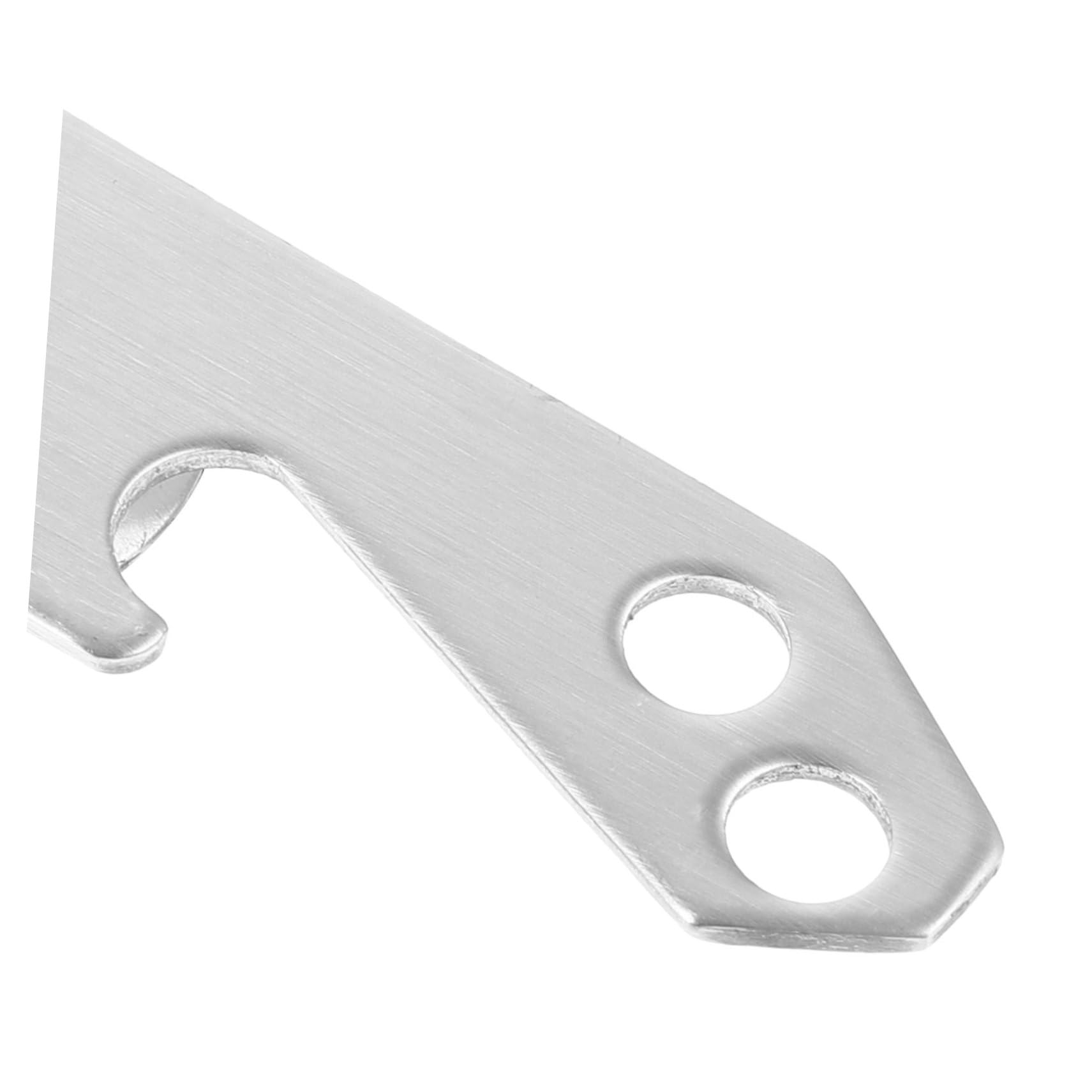 BESPORTBLE Stainless Money Clip Wallet for Men Hinge Keychain Bottle Opener Compact Fashionable