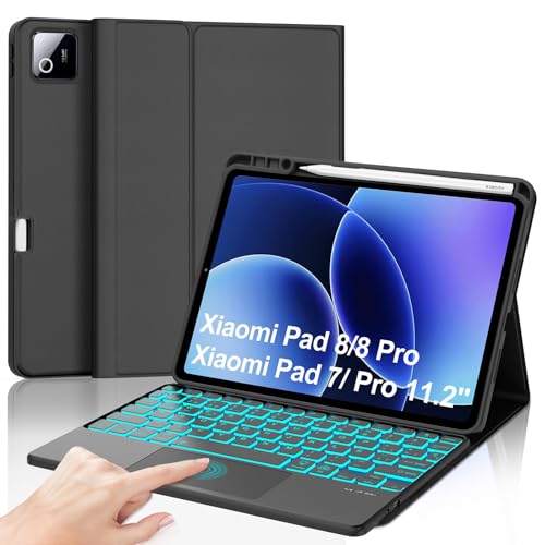 Funda Teclado para XIAOMI Pad 8/8 Pro 2026/Pad 7/7 Pro 2025 11.2 Pulgadas