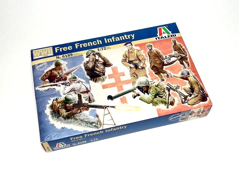 Infanterie France Libre Italeri 6189 figurines historiques sans défaut