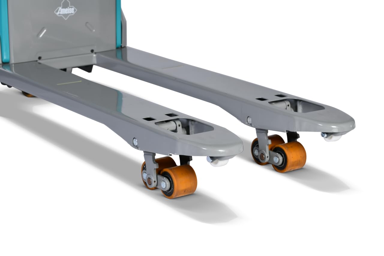 Ameise Elektro-Hubwagen PTE | 1.500 kg Tragkraft | 1.150 mm Gabellänge | Lithium-Ionen-Batterie 24 V / 36 Ah mit Ladegerät | 5 h Ladezeit | Multi-Funktionsdeichselgriff | Hubwagen elektrisch