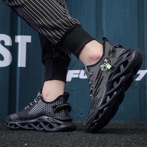 Image of FUJEAK Men Running Shoes Men Casual Breathable Walking Shoes Sport Athletic Sneakers Gym Tennis Slip On Comfortable Lightweight Shoes