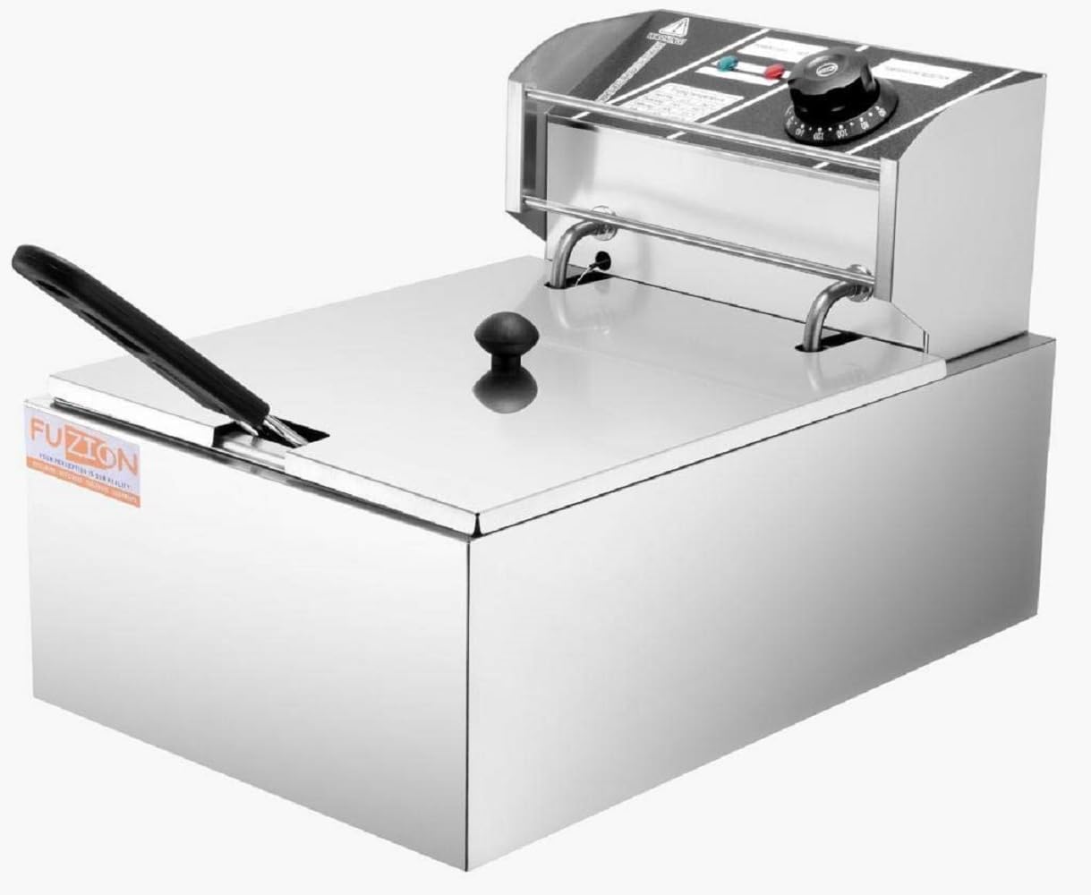 FROTH & FLAVOR Electric Deep Fryer 6 LTR Copper Element with 4 Year