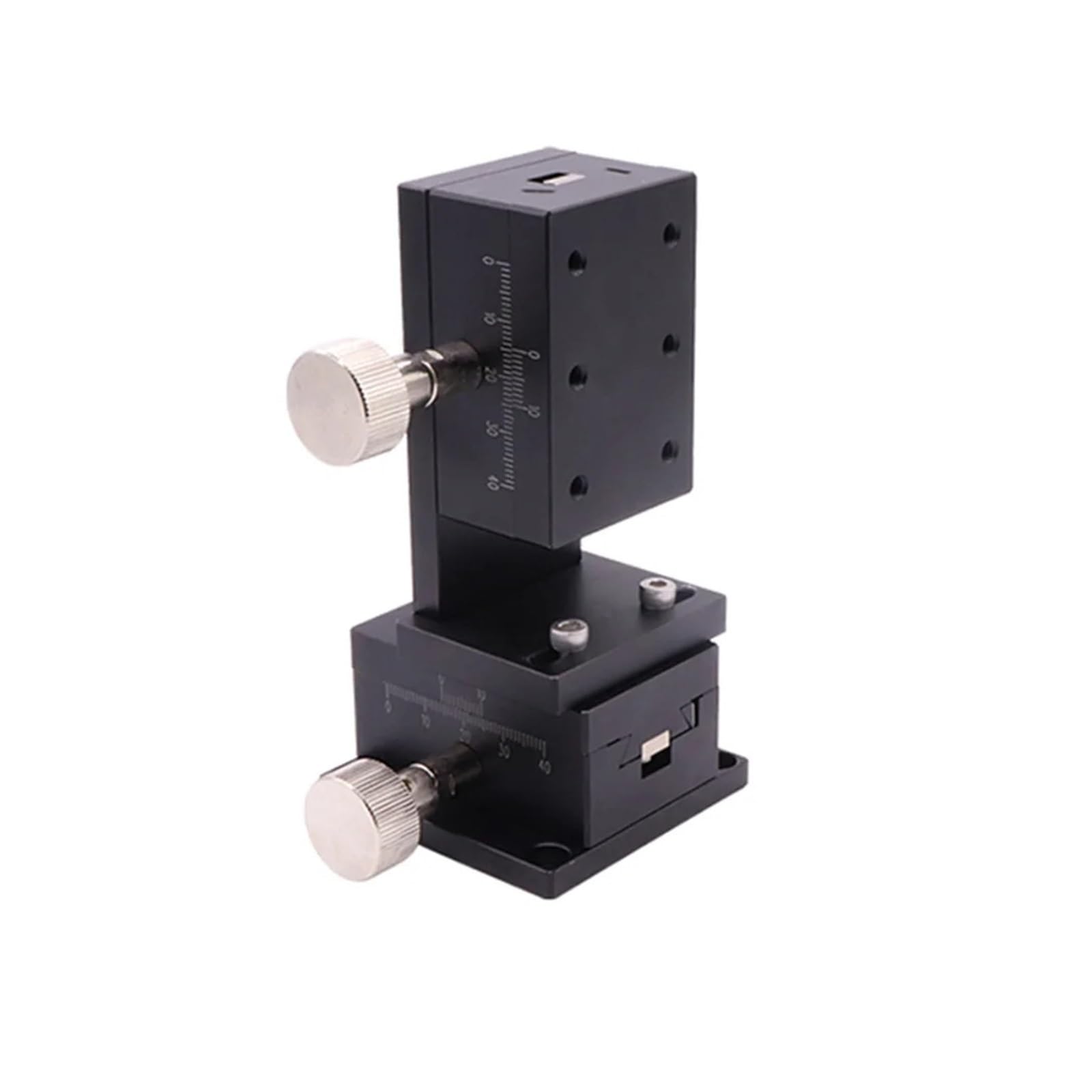WNVXJGNSO XZ axis LWE2542 Dovetail Groove Guide Type Manual Displacement Platform Gear Drive knob Adjusting Slide Table Load 24.5N 25x42mm