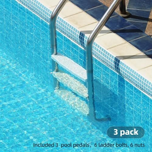 Escalera para piscina universal 18 pulgadas con cubierta de motor miniatura 5