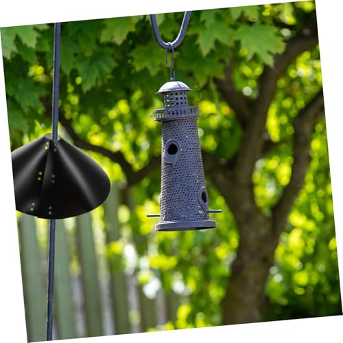 Deflector para comederos de pájaros jardín cobertura colgante resistente PVC 5