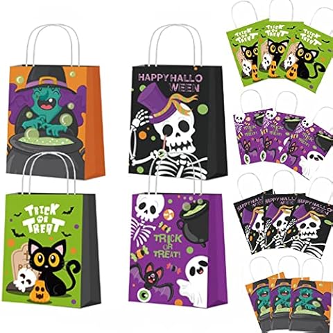 QXNDXQ 12 Piezas Halloween Bolsas de Regalo Cover
