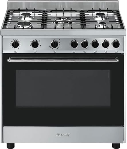Smeg B901GMXI9 cucina Piano cottura Acciaio inossidabile Gas A