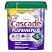 Cascade Platinum Plus Dishwasher Pods, Dishwasher Detergent, Dish Detergent Soap, Lemon, 47 Count