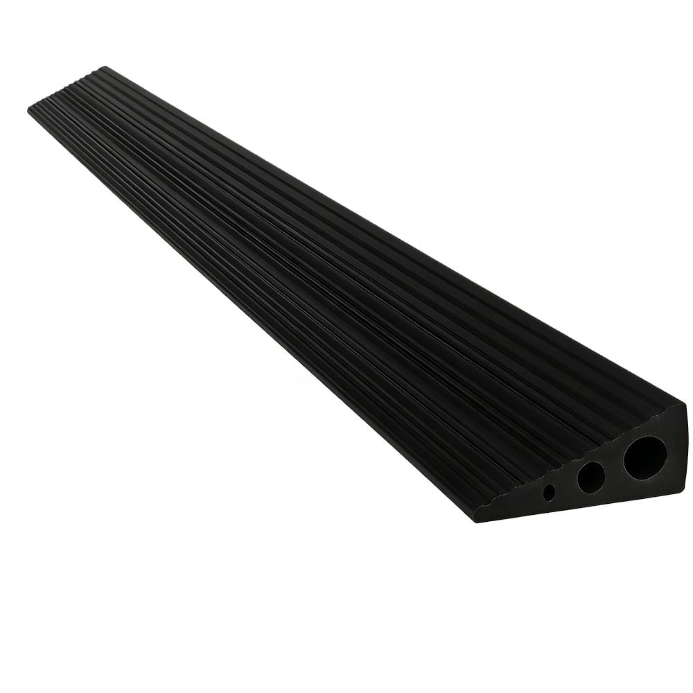 CUTIS Türschwellenrampe,Rollstuhlrampe, PVC Türschwellenrampe aus Naturgummi, Rampe Saugroboter,Schwellenrampe, Rampe Türschwelle,für Rollstuhl Rollator Saugroboter Kinderwagen