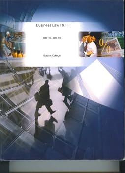 Paperback Business Law I & Ii BUS 115 / BUS 116 Gaston College Book