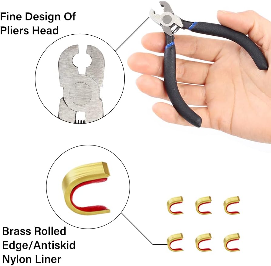 SOPOGER Archery Bow Square Nocking Points Pliers Bow String Knock Kit Multifunctional Bow Turning Kit Bow Level Tool