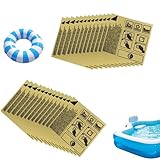 20 Stück Flickzeug Luftmatratze,Reparaturflicken,Luftmatratze Reparaturset,Pool Flicken,Flickzeug Pool,Schlauchboot Reparaturset,Selbstklebend Reparatur Planschbecken,Reparaturset Poolfolie Flickset