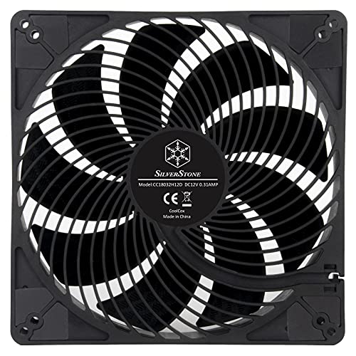 Image of Silverstone Air Penetrator 184i PRO High Performance 180mm air Channeling Fan with Shark Force Technology, SST-AP184i-PRO
