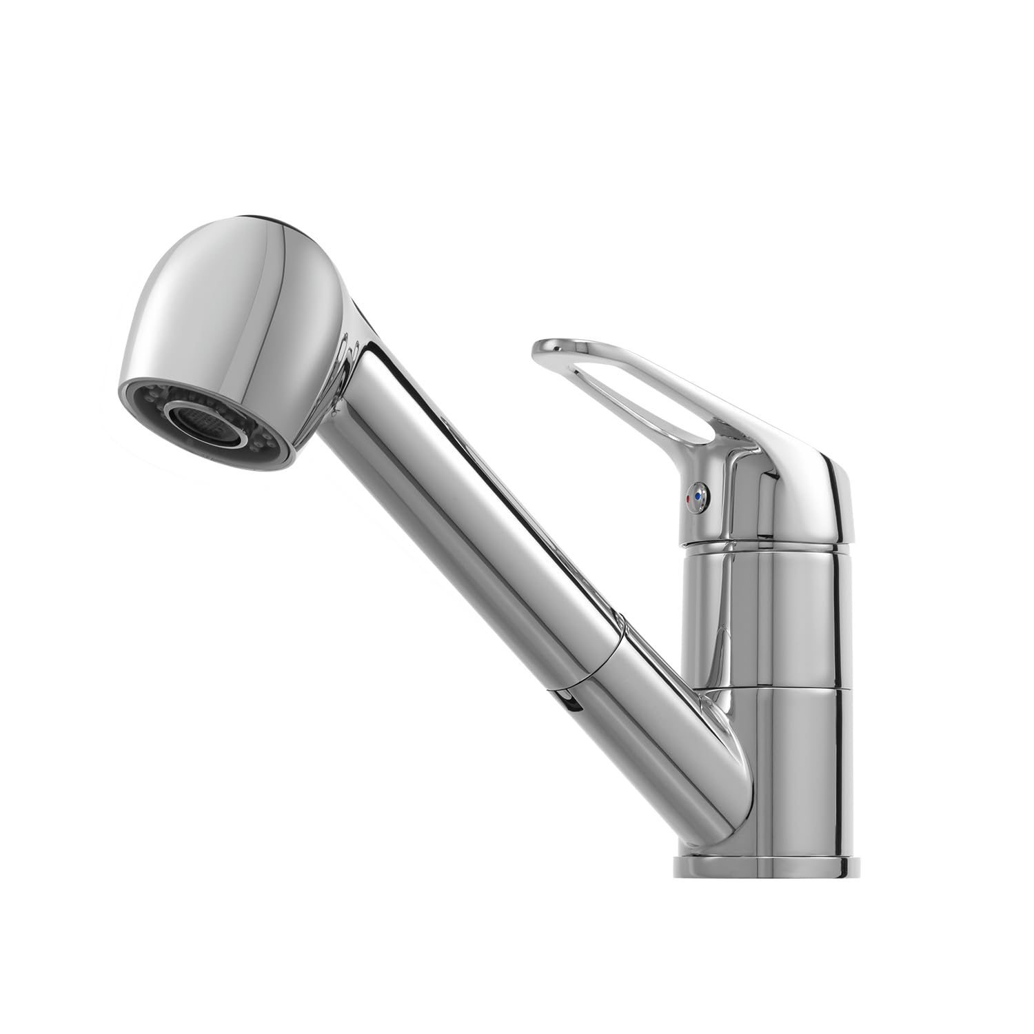 Rubinetto da cucina estraibile YUANNY, rubinetto per lavabo con doccetta estraibile a 2 getti ad alta pressione, miscelatore monocomando in ottone per rubinetto da cucina