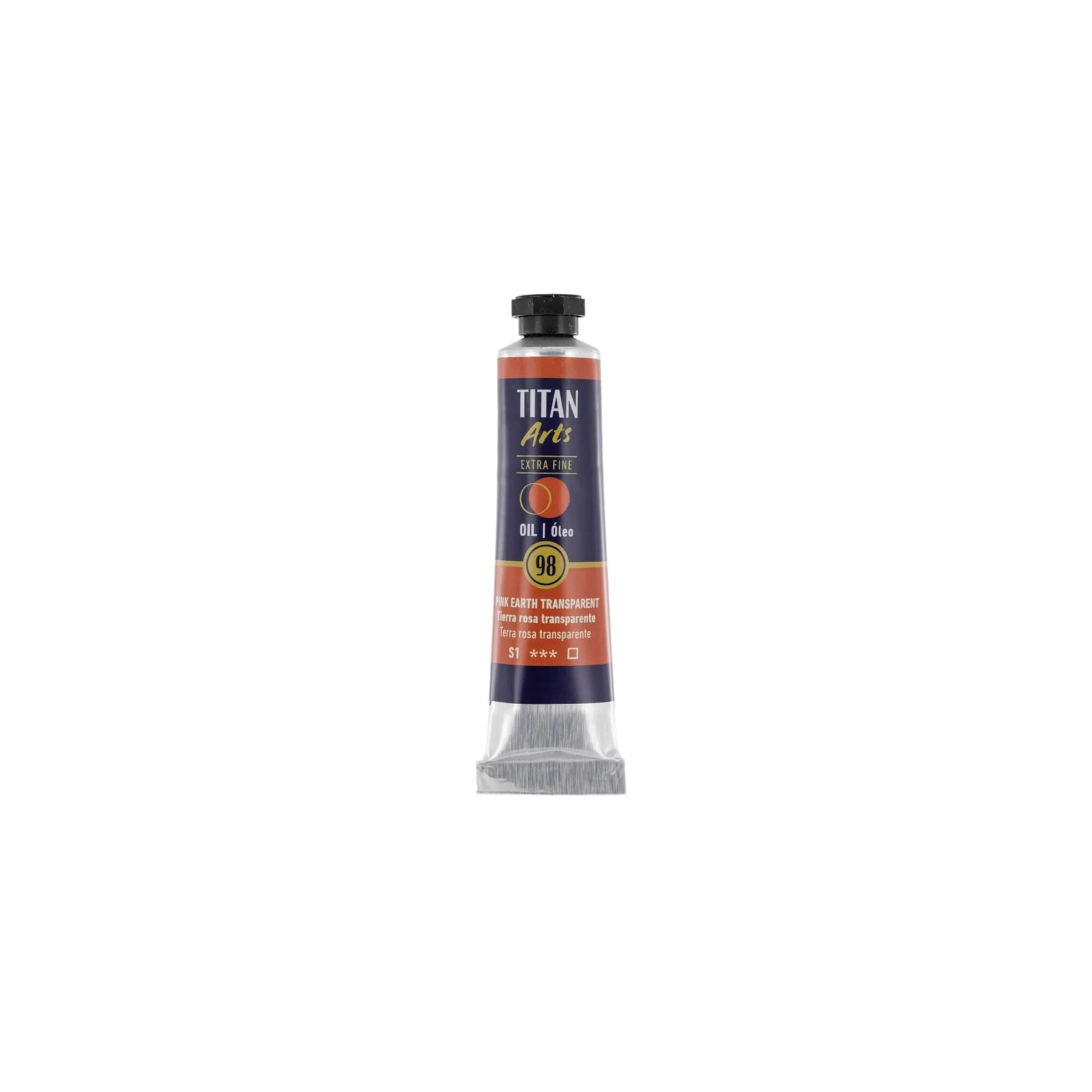 ÓLEO TIERRA ROSA TRANSPARENTE TITAN Extrafino 6 - 20ml. Nº 98
