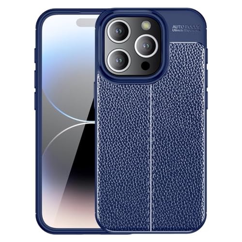 Coque iPhone 15 Pro Max bleue protection fine anti-rayures König Design ultra mince