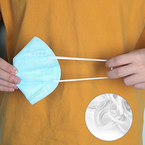 image for ShuYo Elastic Bands for Sewing, Elastic String for Masks 1/4 Inch, Ela