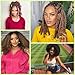 3 Packs Marley Twist Braiding Hair, 12 Inch Pre-Separated Springy Afro Twist Hair Kinky Twist Crochet Hair Braids for Distressed Soft Locs Spring Twist Hair for Women (12 Inch (Pack of 3), 1B)