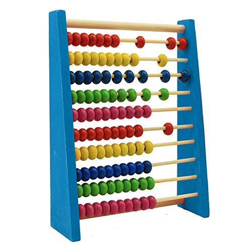 Jinjiang Kids 123 Learning Abacus Toy Math Manipulatives Numbers Counting Beads Educational Toys for Preschool Boys and Girls Toddlers Infant