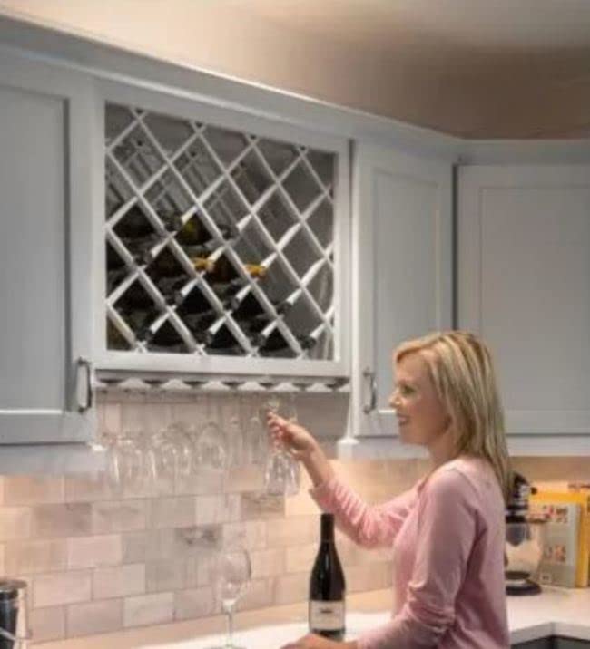 Hardware Resources 9409002 Stem Glass Holder, Satin Chrome