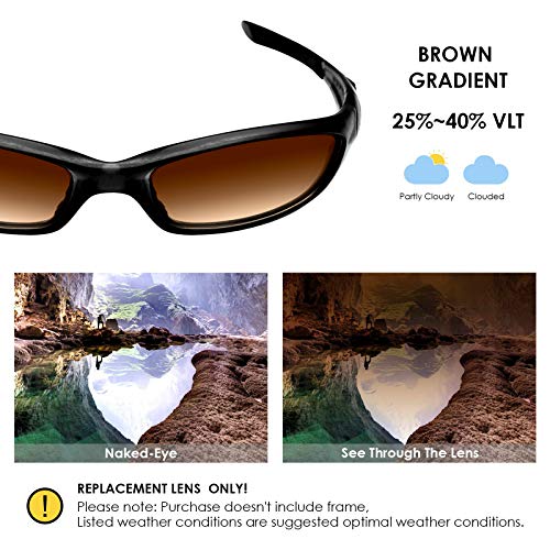 Image of BLAZERBUCK Anti-salt Polarized Replacement Lenses for Oakley Straight Jacket 2007 Sunglass