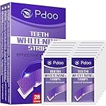 Purple Teeth Whitening Strips 14 Treatments - Enamel-Safe & No-Sensitivity & No-Slip Whitening Strips - Fast Teeth Whitening in 7 Days - Whitening Kit for Coffee, Wine Stains Removal, Mint Flavor