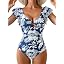 Navy Blue Printed