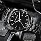 OFFCUP Herren Uhr Analog Quarz Chronograph Mit Edelstahlarmband, Datum, Mode Casual Business Klassische Elegantes Geschenk - Silber