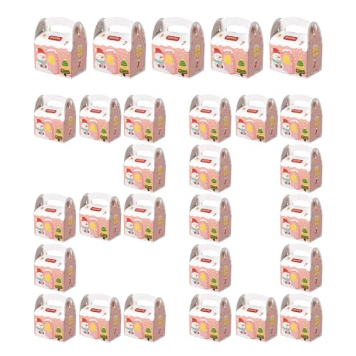 20 Cajas Reutilizables Para Dulces Navideños, Recipientes Para Golosinas Festivas Para Galletas, Cupcakes, Brownies, , Chocolates, Almacenamiento Duradero | Horneado Navideño, Embalaje De Regalos