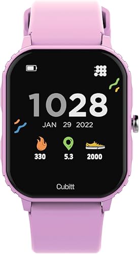 Miniatura 8 de Reloj inteligente Cubitt Teens para adolescentes, con monitor de frecuencia cardíaca, presión arterial, oxígeno en sangre, monitor de sueño, más de