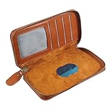 DFV mobile - Executive Wallet Case with Magnetic Attachment And Zipper Closure per JIAYU G...